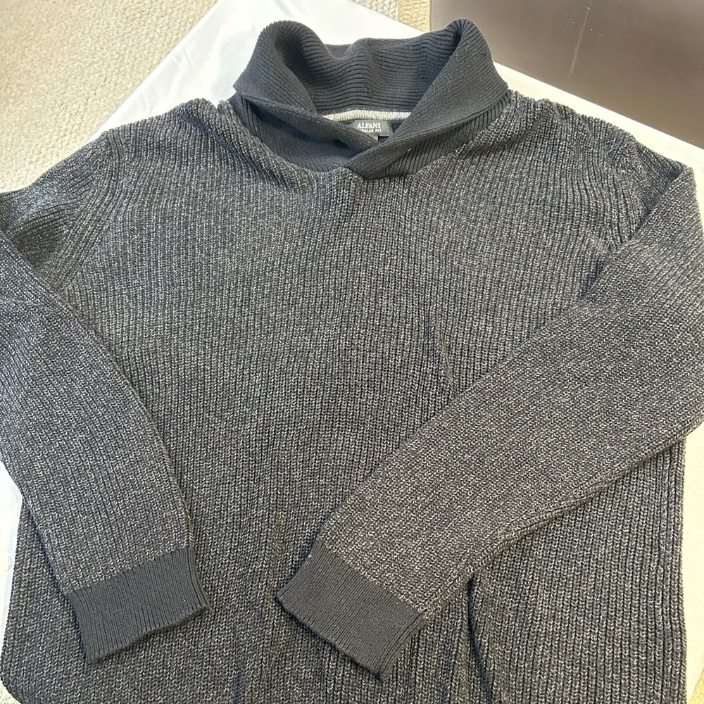 Alfani Men's Black Gray Sweater